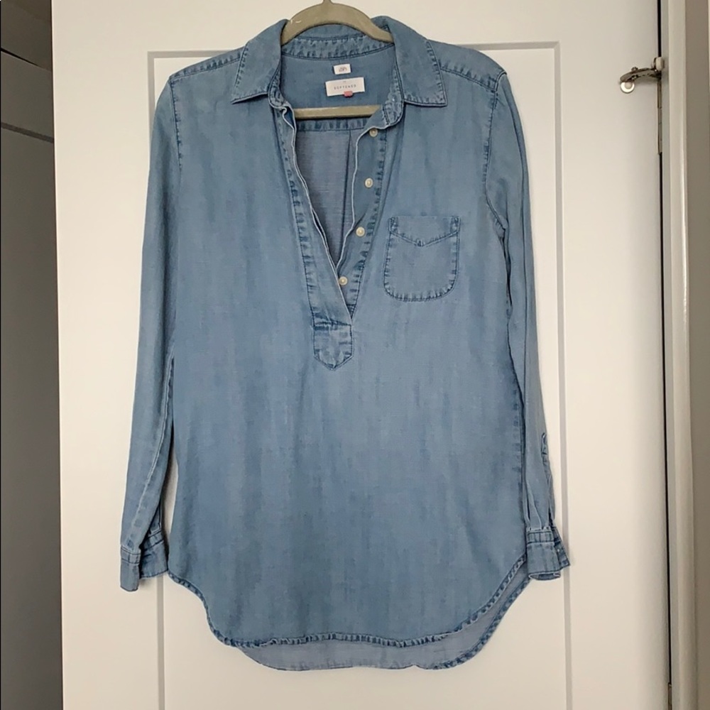 LOFT: Cozy Chambray Tunic